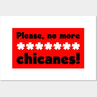 'Please, no more ******* chicanes!' Funny F1 Design Posters and Art